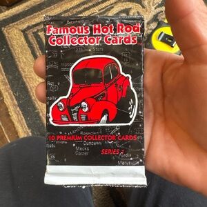 VINTAGE 90’s FAMOUS HOT ROD COLLECTOR CARDS 48 PACKS 10 CARDS PER PACK